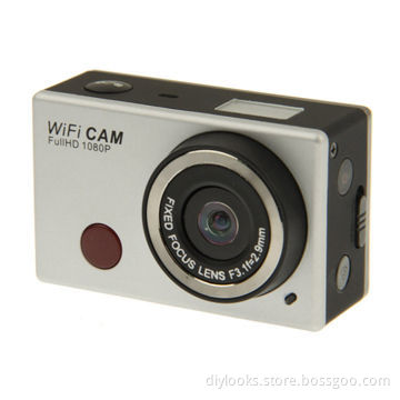 Sports Camera with Waterproof Case and Remote Controller